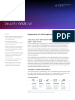 Security Validation Datasheet en