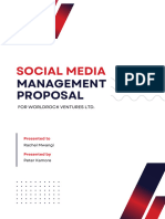 WorldRock Ventures Social Media Management Proposal