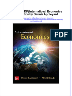 Download Original PDF International Economics 9th Edition by Dennis Appleyard pdf