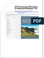 Original PDF Introducing Philosophy A Text With Integrated Readings 11th PDF