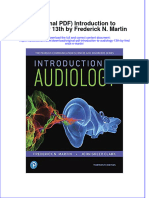 Download Original PDF Introduction to Audiology 13th by Frederick n Martin pdf