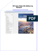 Original PDF Intro Stats 5th Edition by Richard PDF