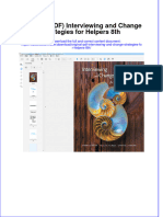 Original PDF Interviewing and Change Strategies For Helpers 8th PDF