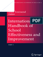 (Springer International Handbooks of Education 17) Tony Townsend (Auth.), Tony Townsend (Eds.) - International Handbook of School Effectiveness and Improvement-Springer Netherlands (2007)