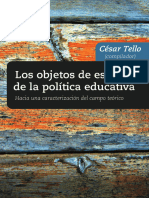 Los Objetos de Estudio de La Politica Educativa (Libro)