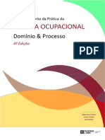 Enquadramento da Prática da TERAPIA OCUPACIONAL Domínio & Processo