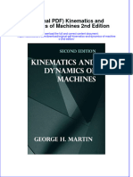 Original PDF Kinematics and Dynamics of Machines 2nd Edition PDF