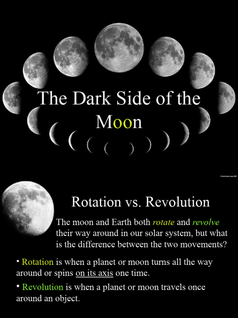 Moon PhasesPPT | PDF | Moon | Rotation