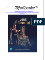 Original PDF Legal Terminology 7th Edition by Kent D KauffmaDownload Original PDF Legal Terminology 7th Edition by Kent D Kauffman PDF