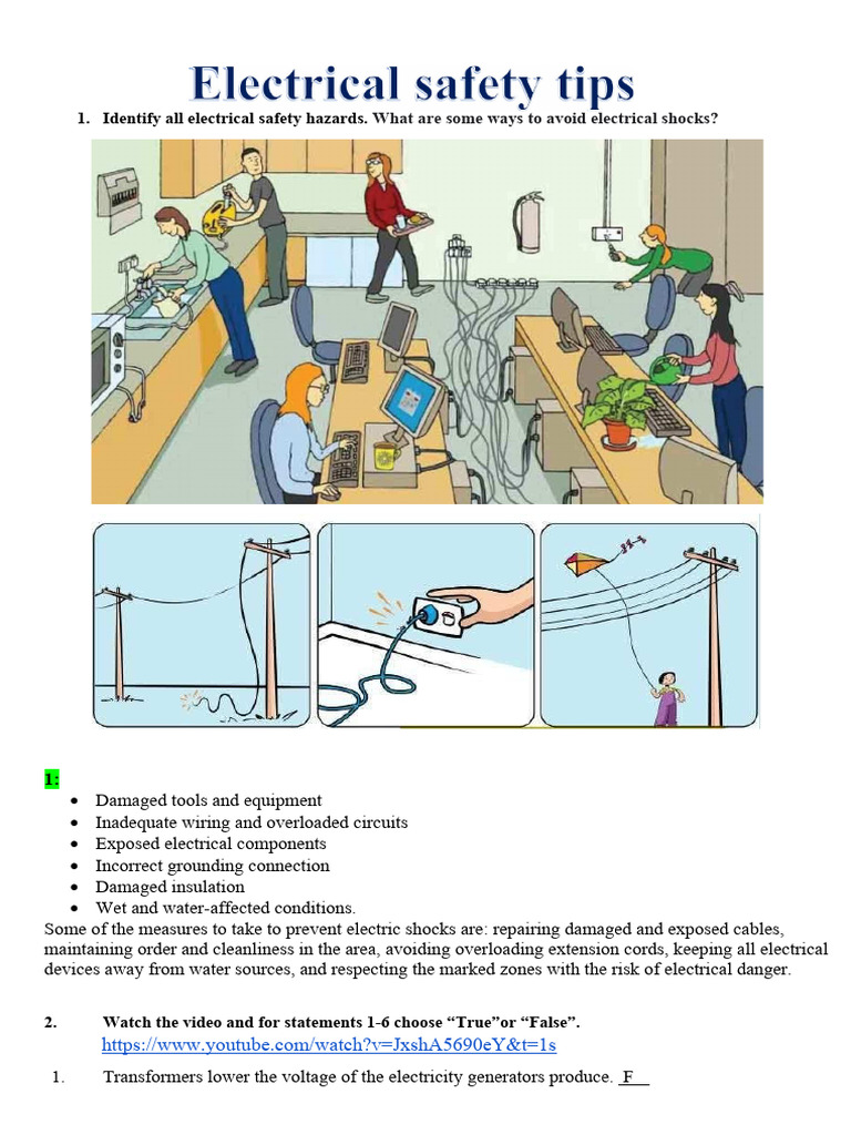 ELECTRICAL SAFETY TIPS PDF intelligence overview