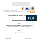 TESIS Modelo de Conocimiento de Un Sistema de Gestión de Conocimiento