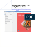Original PDF Macroeconomics 13th Edition by Michael Parkin PDF