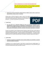 Pautas para Redactar El Comentario de La Estructura Argumentativa