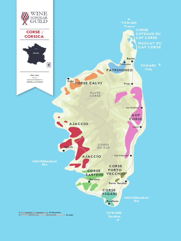 WSG Corsica Map | PDF