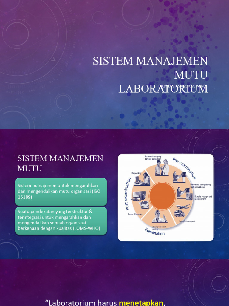 Sistem Manajemen Mutu Laboratorium ISO 15189 | PDF
