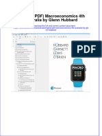 Original PDF Macroeconomics 4th Australia by Glenn Hubbard PDF