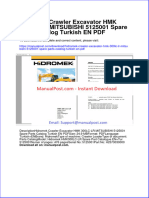 Hidromek Crawler Excavator HMK 300lc LR Mitsubishi 5125001 Spare Parts Catalog Turkish en PDF