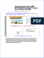 Hidromek Crawler Excavator Hmk 300lc Lr Mitsubishi 5125001 Spare Parts Catalog Turkish en PDF