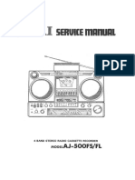 AKAI AJ500FL - SM - EN Service Manual
