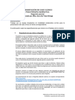 PRESENTACIÓN DE CASO CLÍNICO Narrativa Segundo Parcial 2023