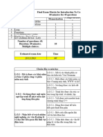 HK231 - Final Exam Matrix For Introduction To Computing - v0