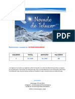 Reservacion FATIMA HERNANDEZ - 1 - Nevado 20 ENE 2024