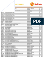 Tarifario Lab Ivd 2.0