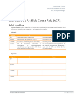 Ejercicios de Analisis Causa Raiz