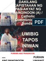 DAKILANG KAPISTAHAN NG PAG-AKYAT NG PANGINOON (A) May 21, 2023