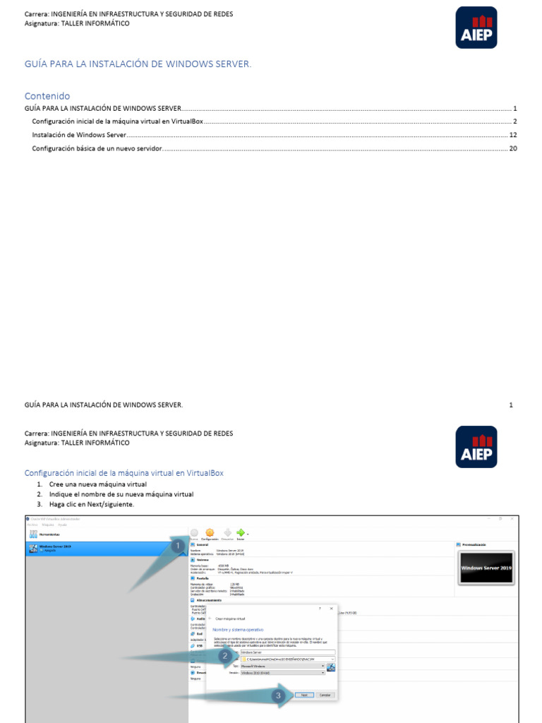 Guía de Instalación de Windows Server | PDF | Microsoft Windows ...