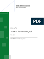 PONTO DIGITAL - Manual Do Servidor