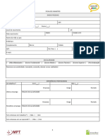 Ficha de Cadastramento