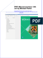 Original PDF Microeconomics 13th Edition by Michael Parkin PDF