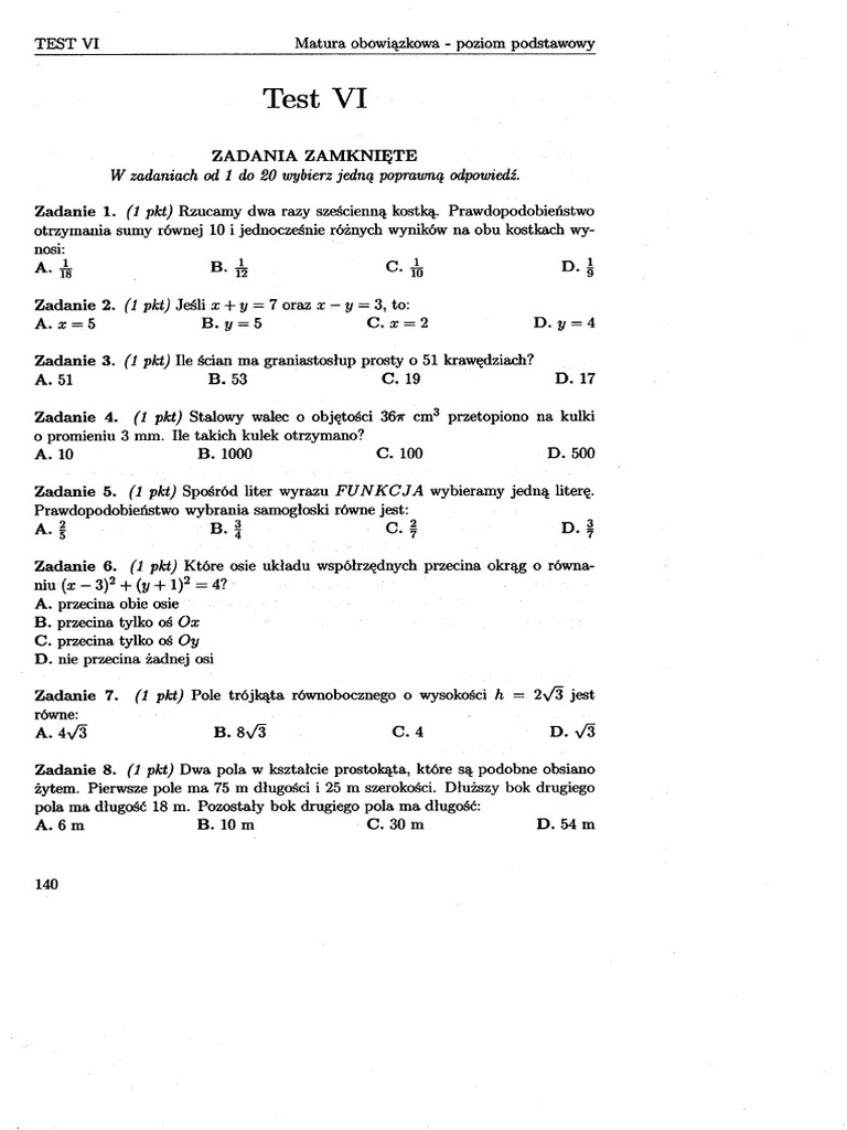 Test 6 | PDF