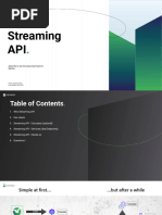 Technical Webinar5 - Streaming API