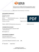 Ficha de Preinscripción Diplomado en Derecho Administrativo Y Función Pública