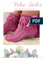 Patron Tea Garden Socks Thecrochetroad by Nico Kh3wxo
