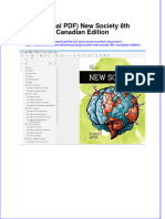 Original PDF New Society 8th Canadian Edition PDF