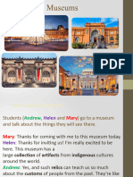 Museums Online Reading Worksheet