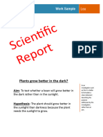 Science Project Report