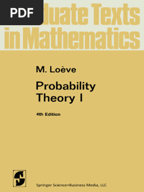 Probability Theory I - M. Loève | PDF | Measure (Mathematics