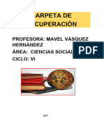 Portafolio de Recuperación Ccss Vi Ciclo