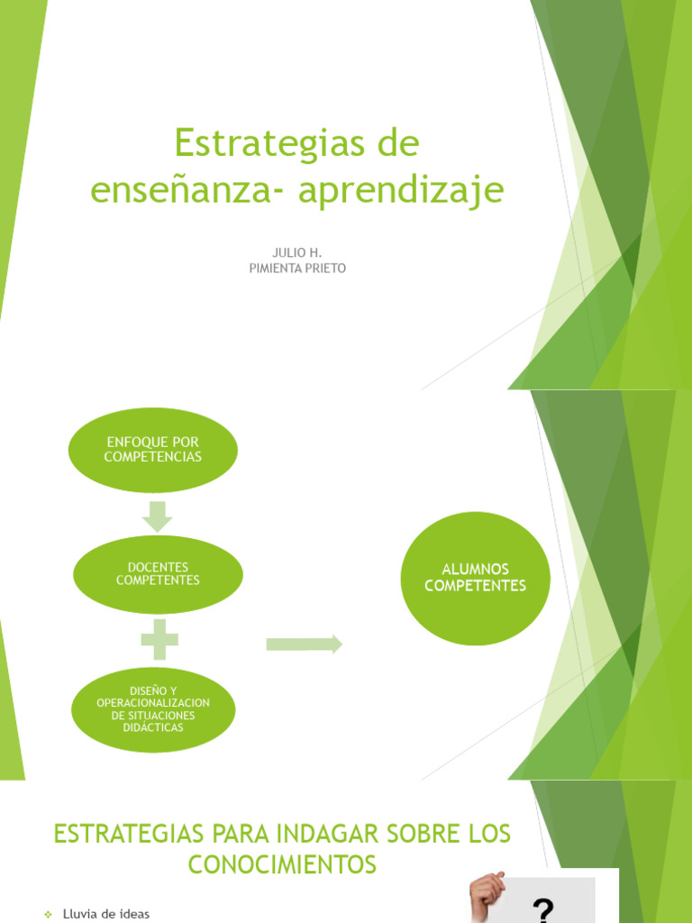 Estrategias Didácticas por Competencias | PDF | Aprendizaje ...