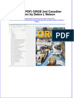 Original PDF Orgb 2nd Canadian Edition by Debra L Nelson PDF
