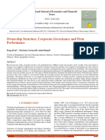 Ownership Structure, Corporate Governance and Firm Performance (#352663) - 363593