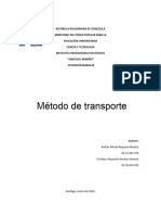 Metodo de Transporte 20%