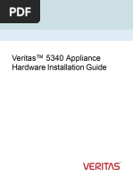 Veritas 5340 Appliance Hardware Installation Guide