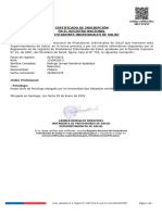 Certificado Ss Psiologo