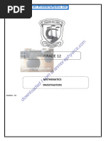 Grade 12 Formula Sheet | PDF
