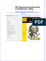 Original PDF Payroll Accounting 2018 28th by Bernard J Bieg PDF